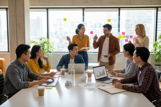 People starting a business 